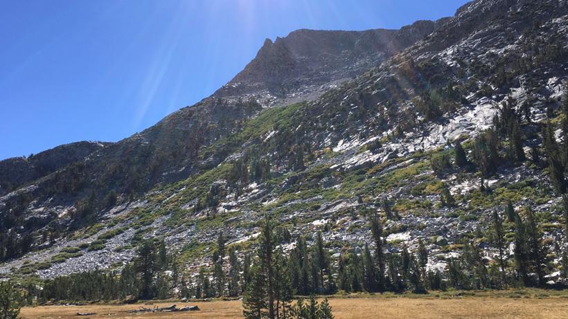 Steep mountain hunting in california