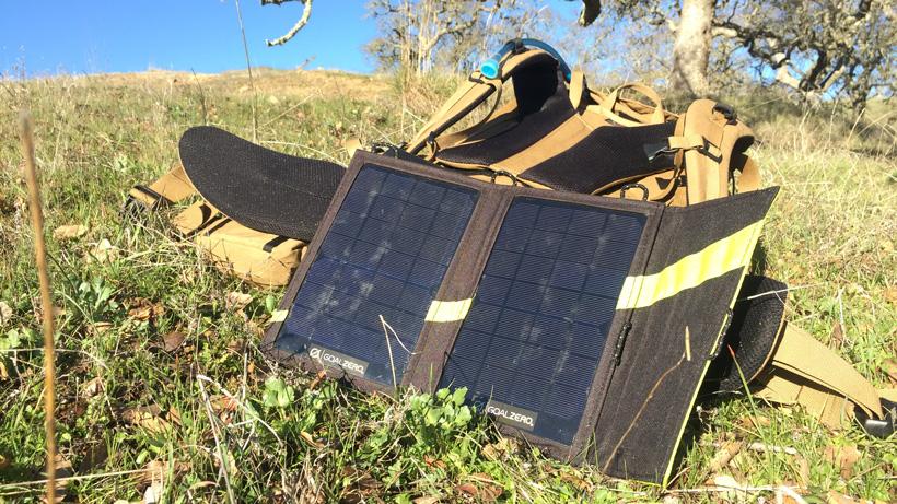 Goal zero solar panel for hunting
