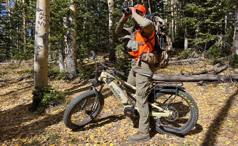 Bakcou strom electric bike on elk hunt