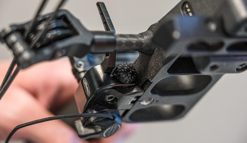 Elevation micro adjust on mathews ultrarest