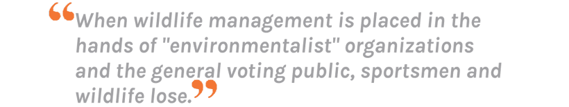 Quote about wildlife management in california