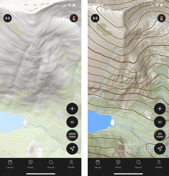 Discover hidden hunting areas with our new customized topographical map - 1