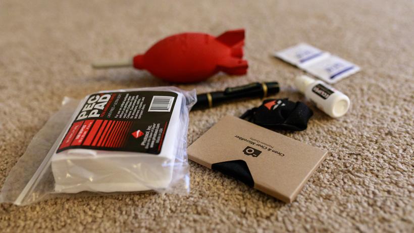 Items needed for cleaning hunting optic glass