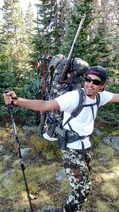 Fun while backpacking in Utah for mountain goats