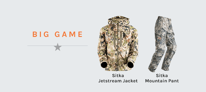 Sitka big game category on sale