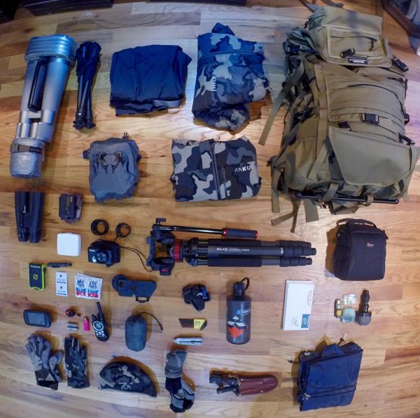 Elk hunting packing gear