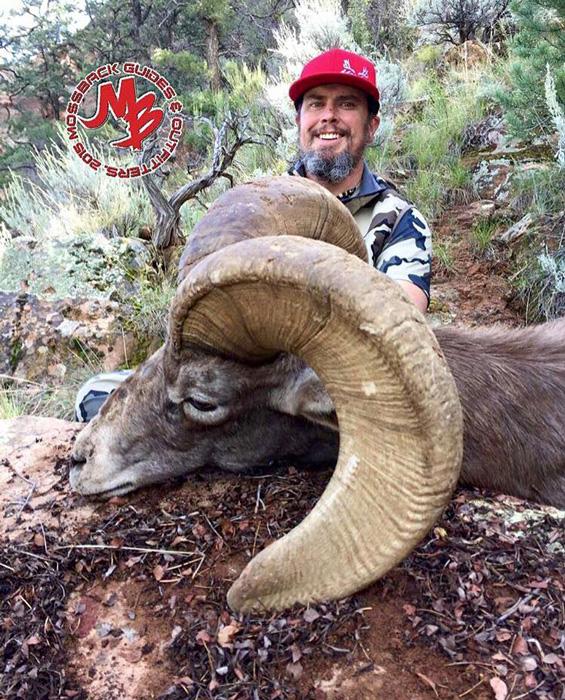 Steve harris 2015 utah desert bighorn sheep taking with mossback guides and outfitters