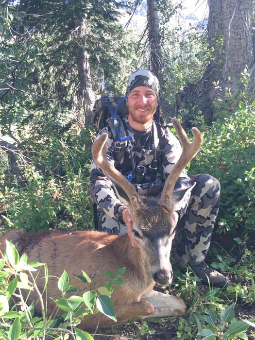 Justin klement with his 2016 california archery blacktail deer