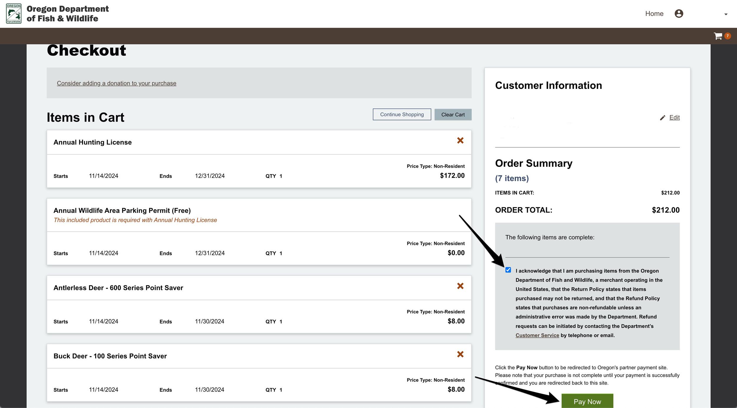 Initial review of Oregon controlled hunt preference point purchase