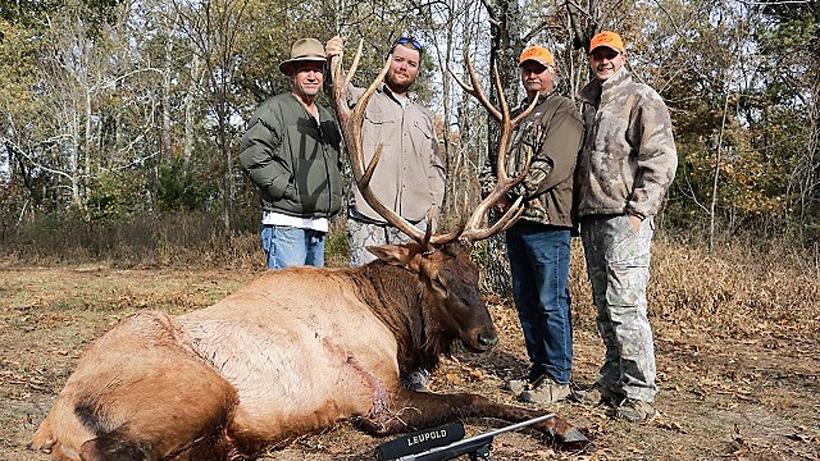 Group picture of nick turpin arkansas bull elk