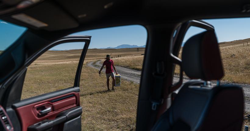 Brady Miller archery practice