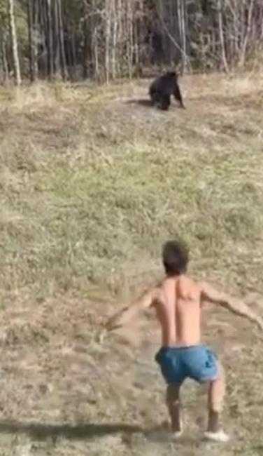Shirtless man harasses wildlife around Yellowstone - 0