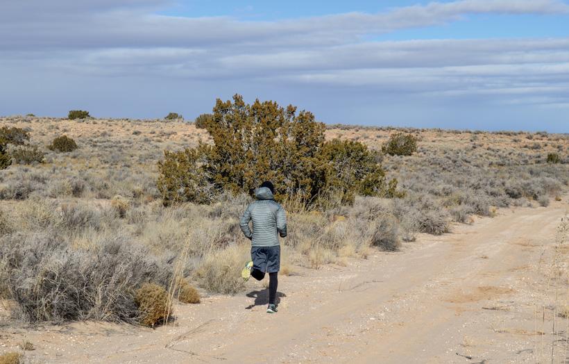 Training to run a half marathon race