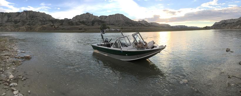 Back at the boat with the bighorn sheep