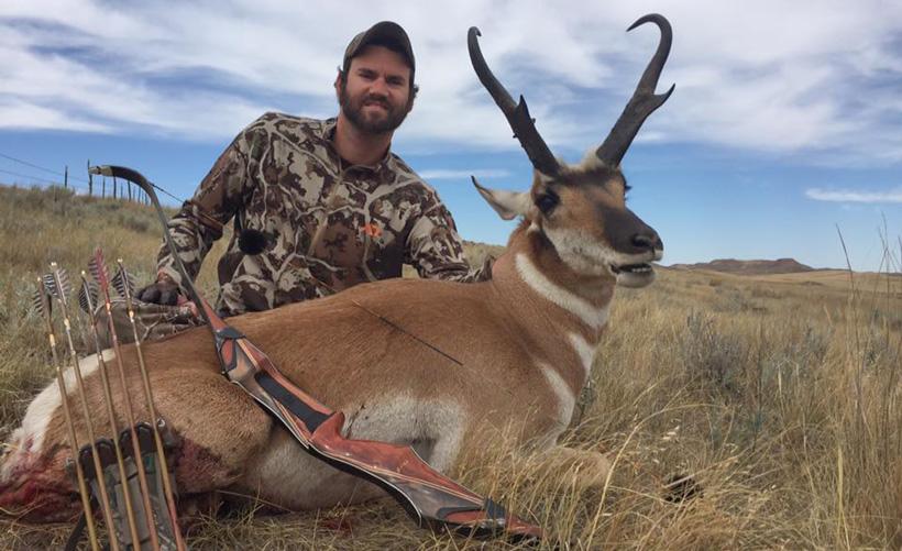2016 archery antelope buck taken with center of the nation outfitters