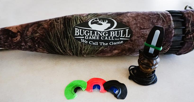 Practicing elk calls before the hunt