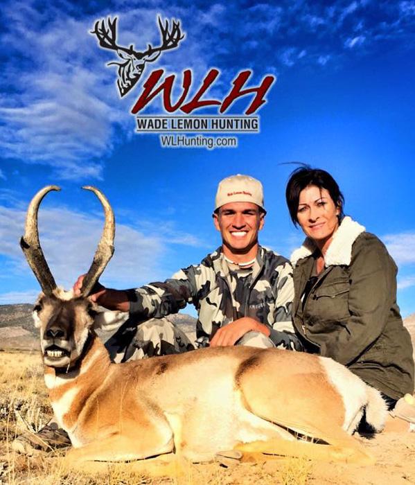 Pam smith 2015 antelope buck taken with wade lemon hunting