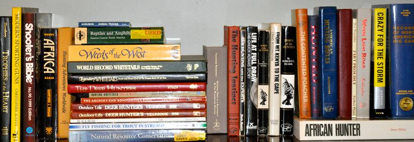 Hunters must read library of books