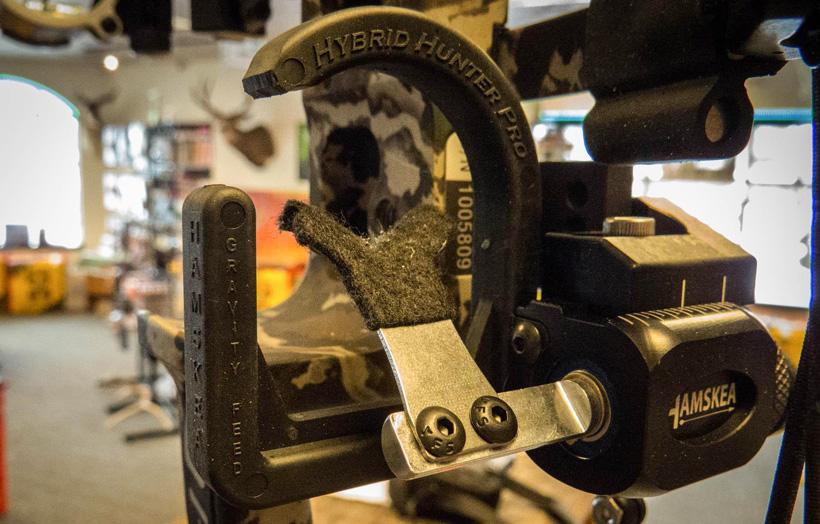 Adding mole skin to archery rest