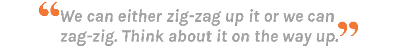 Zig zag hunting quote