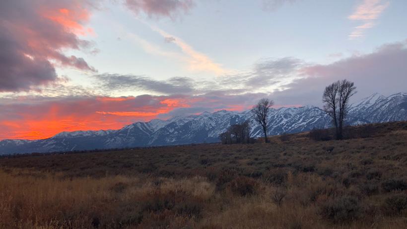 Wyoming sunset