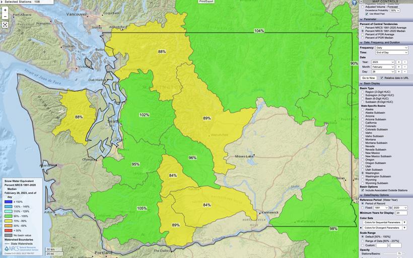 Why drought/snowpack maps are important for hunters - 26