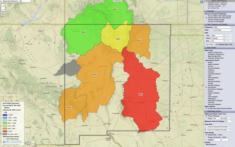 Why drought/snowpack maps are important for hunters - 21