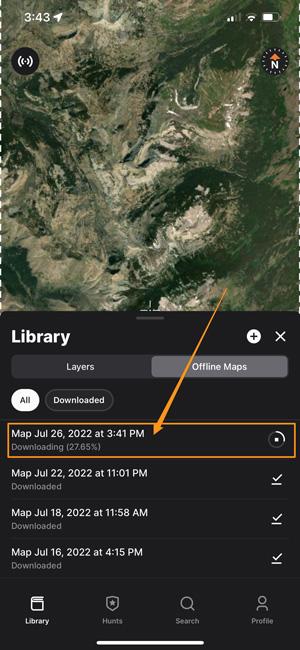 New download flow for layers and offline satellite maps - 8