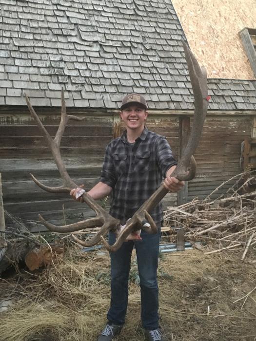 Bryton mecham taking his utah bull to the taxidermist
