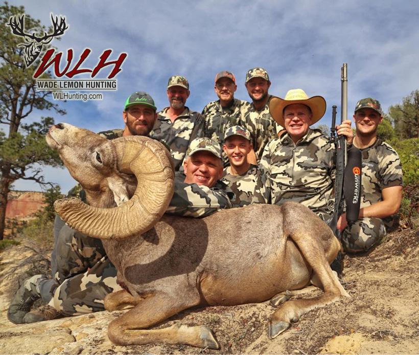 Nathan somero 2016 utah desert bighorn sheep taken with wade lemon hunting