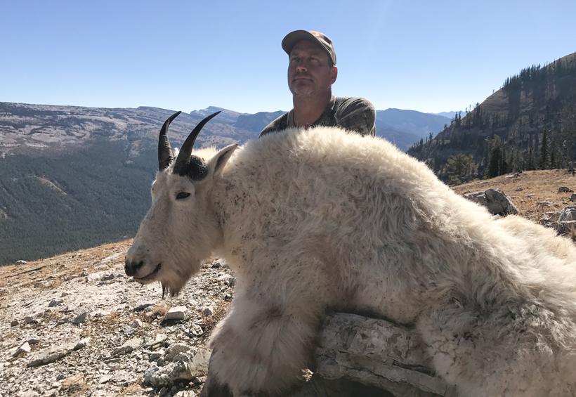 Mike with his 2017 montana mountain goat