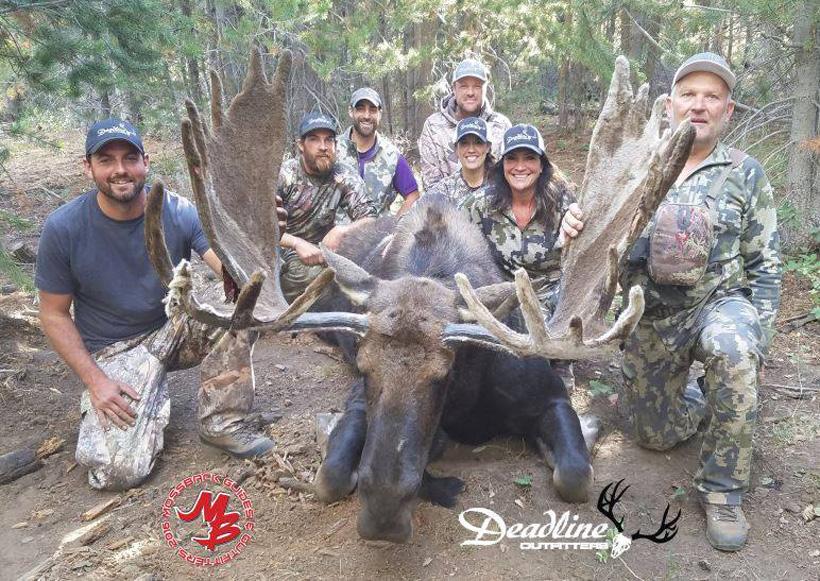 Massive idaho bull moose taken with deadline outfitters