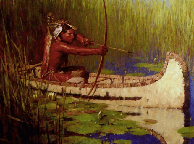 Native american brave